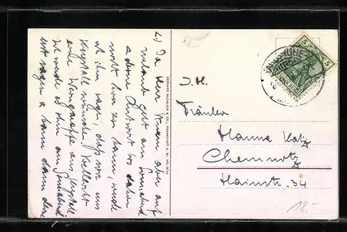 AK Freiburg i. B., Kaiserstrasse mit Strassenbahn