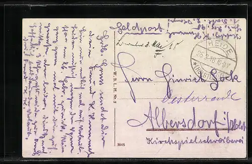 AK Hamburg, Strassenbahn am Rüdingsmarkt mit Hochbahn