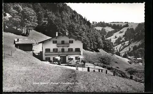 AK Fieberbrunn, Alpen Gasthof Pletzer