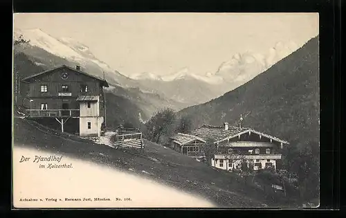 AK Ebbs, Der Pfandlhof im Kaiserthal
