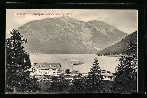 AK Achensee, Gasthaus zur Seespitze
