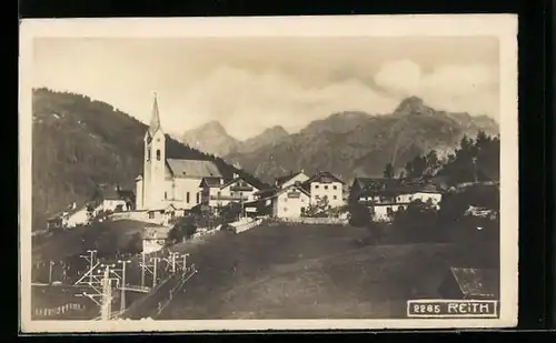 AK Reith, Ortsansicht mit Kirche