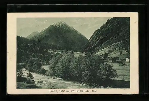 AK Ranalt im Stubaital, Gesamtansicht aus der Vogelschau