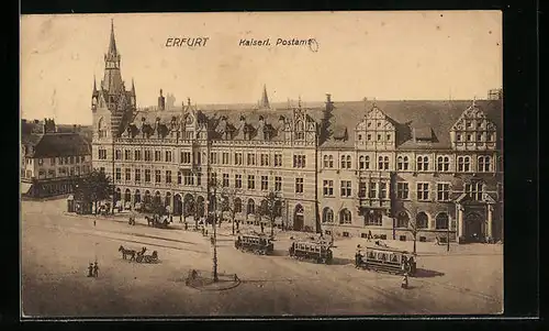 AK Erfurt, Kaiserliches Postamt