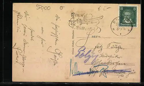 AK Erfurt, Kaiserliches Postamt