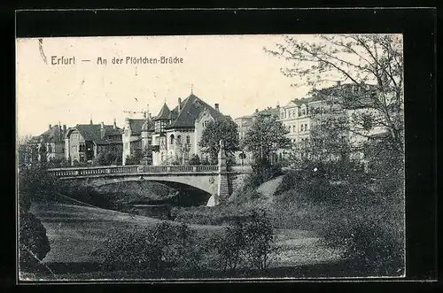 AK Erfurt, An der Pförtchen-Brücke