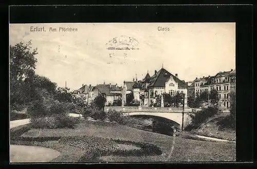 AK Erfurt, Am Pförtchen mit Glacis