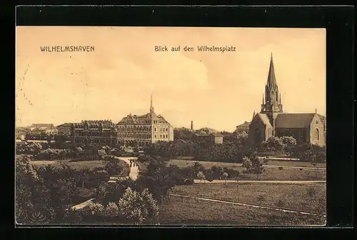 AK Wilhelmshaven, Blick auf den Wilhelmsplatz