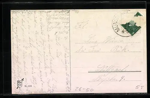 Künstler-AK Hans Boettcher: Trutz ne so - Trutz net so - S`kommt a Zeit bist wieder froh