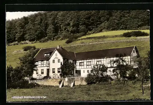 AK Erkensruhr / Eifel, Hotel-Pension Haus Waldfriede