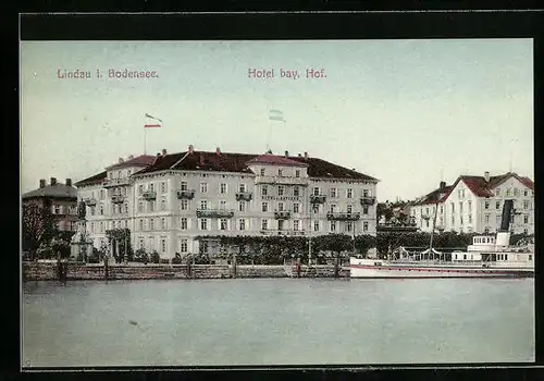 AK Lindau / Bodensee, Hotel Bayrischer Hof