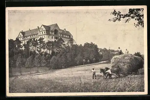 AK Bad Salzhausen, Ernst-Ludwig-Heim, Ferienheim für Handel und Industrie