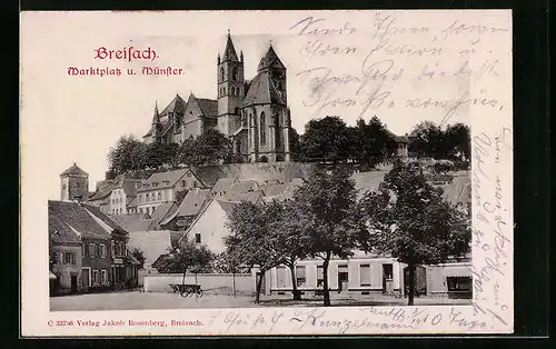 AK Breisach, Marktplatz und Münster