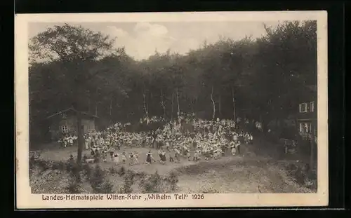 AK Witten / Ruhr, Landes-Heimatspiele Wilhelm Tell 1926, Szene