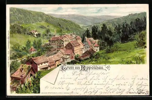 Lithographie Rippoldsau, Gesamtansicht