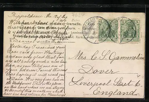 AK Rippoldsau, Ortspartie mit Häusern