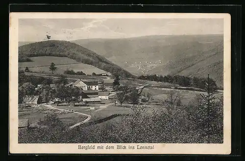AK Bergfeld, Gesamtansicht mit Blick ins Lennetal