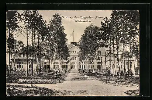 AK Zossen, Offizierskasino im Truppenlager