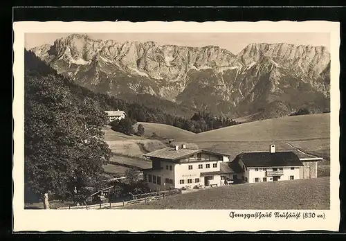 AK Au bei Berchtesgaden, Grenzgasthaus Neuhäusl