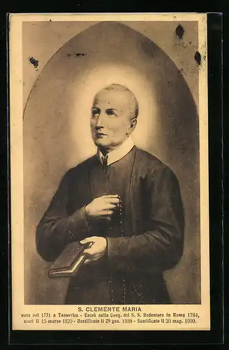 AK Schutzpatron S. Clemente Maria, 1751-1820