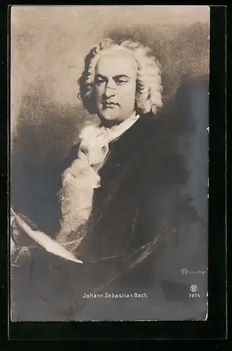 AK Johann Sebastian Bach, Komponist