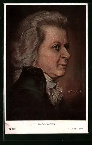 AK Wolfgang Amadeus Mozart, Komponist