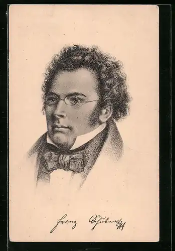 AK Franz Peter Schubert, Komponist, 1797-1828