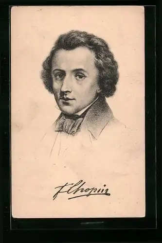 AK Frederic Chopin, Komponist, 1809-1849