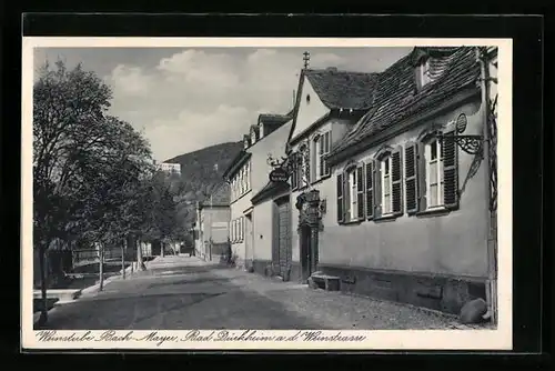 AK Bad Dürkheim a.d. Weinstrasse, Gasthaus Weinstube Bach-Mayer