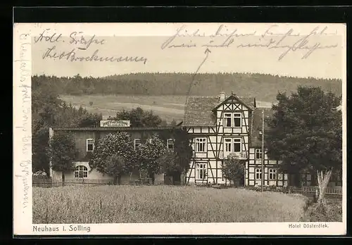 AK Neuhaus i. Solling, Hotel Düsterdiek