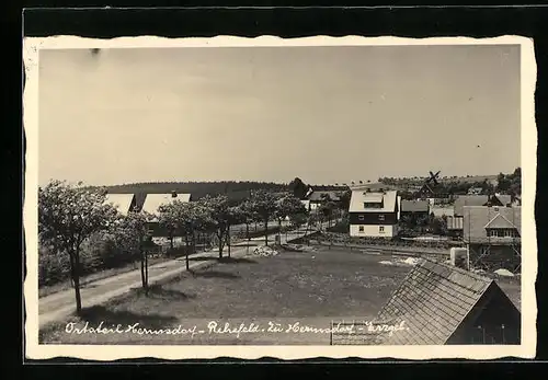 AK Hermsdorf-Rehefeld, Totalansicht der Ortsteils