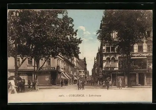 AK Coblence, Ansicht der Lohrstrasse