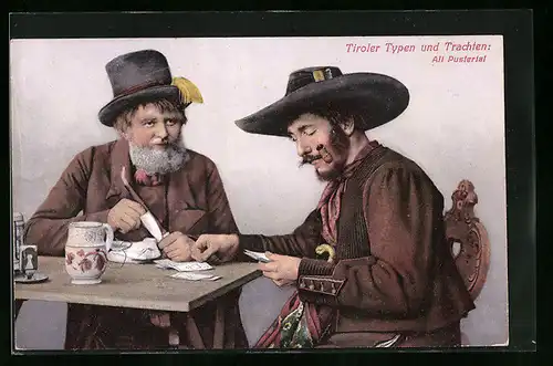 AK Tiroler Typen und Trachten: Alt Pustertal