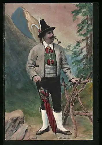 AK Tiroler Volkstracht aus dem Pustertal