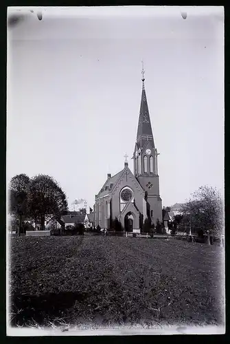 Fotografie Brück & Sohn Meissen, Ansicht Schirgiswalde, Evangelische Kirche