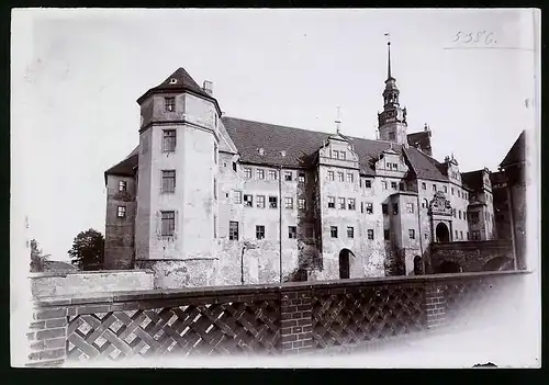 Fotografie Brück & Sohn Meissen, Ansicht Torgau, Blick auf das Schloss Hartenfels