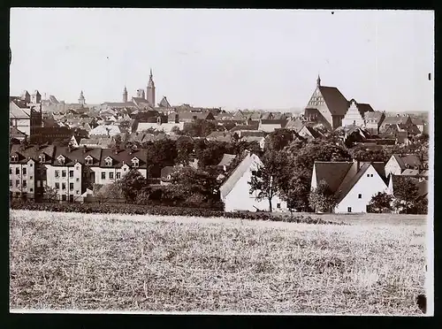 Fotografie Brück & Sohn Meissen, Ansicht Freiberg i. Sa., Blick auf die Stadt mit dem Kirchen