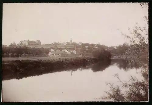 Fotografie Brück & Sohn Meissen, Ansicht Waldenburg i. S., Blick auf die Südseite der Ortschaft