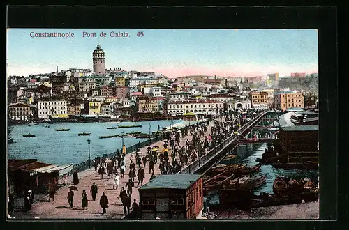 AK Constantinople, Pont de Galata