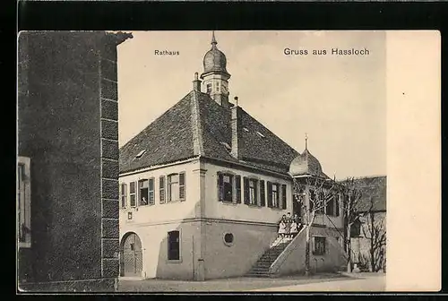 AK Hassloch, am Rathaus