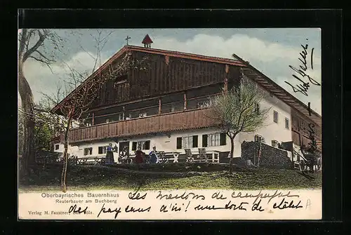 AK Buchberg, Oberbayrisches Bauernhaus Reuterbauer