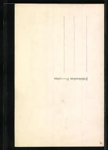 AK Une Aimable Pensée, Pärchen mit Fahrrädern