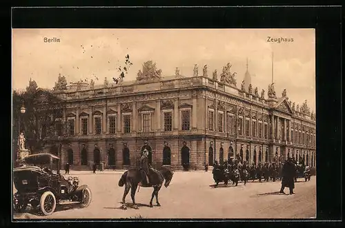 AK Berlin, Zeughaus mit Wachparade