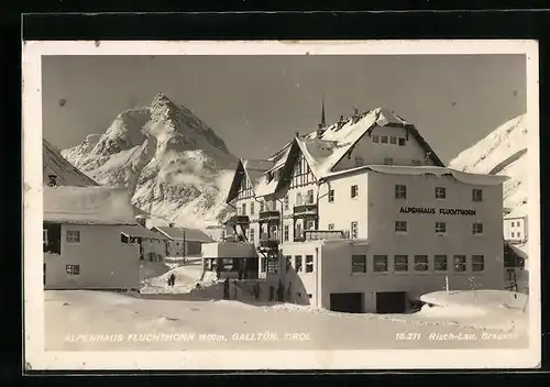 AK Galltür, Gasthaus Alpenhaus Fluchthorn