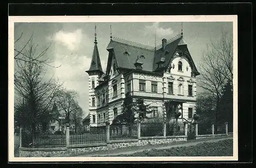 AK Politz a. Elbe, Erholungsheim d. Bundes d. Kriegsverletzten, Witwen und Waisen