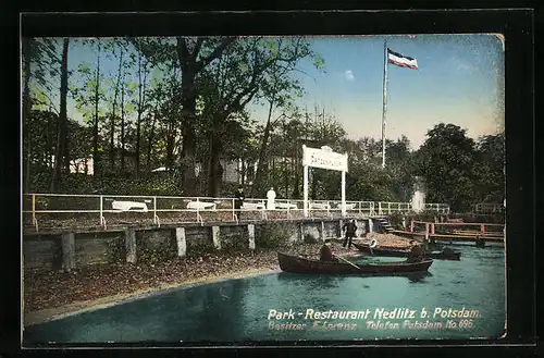 AK Nedlitz bei Potsdam, Park-Restaurant Nedlitz