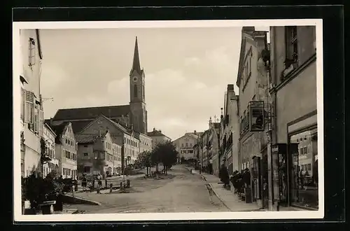 AK Waldkirchen /Bayr. Wald, Partie vom Marktplatz