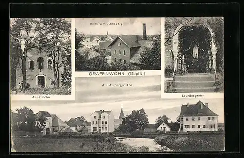 AK Grafenwöhr /Obpf., Annakirche, Am Amberger Tor