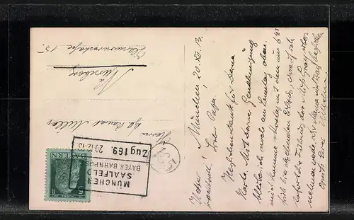 AK Schauspieler Alexander Moissi in seinem Heim
