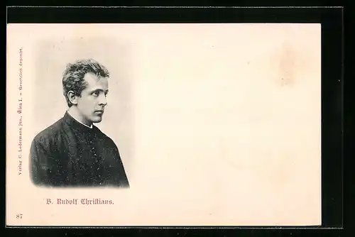 AK Schauspieler B. Rudolf Christians im Profil